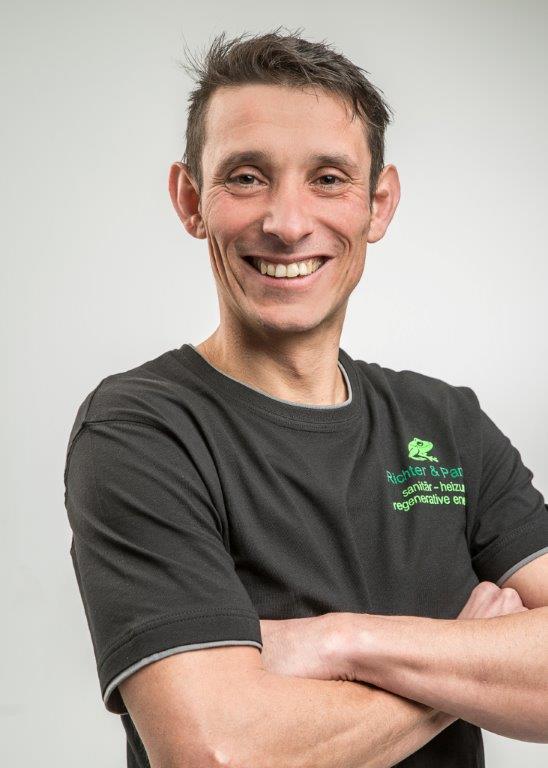 Benjamin Panzer, Meister im Installations- und Heizungsbauer-Handwerk